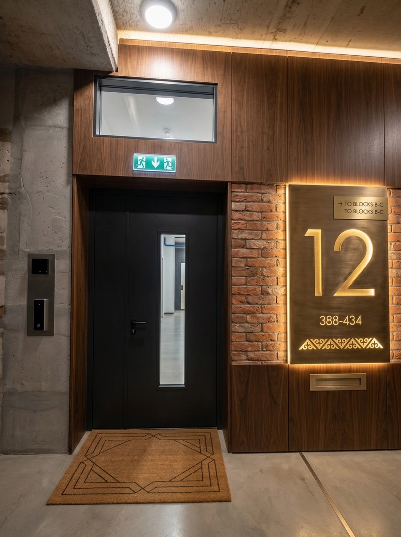 Дизайн интерьера в стиле Лофт — Прихожая от нейросети RoomGPT