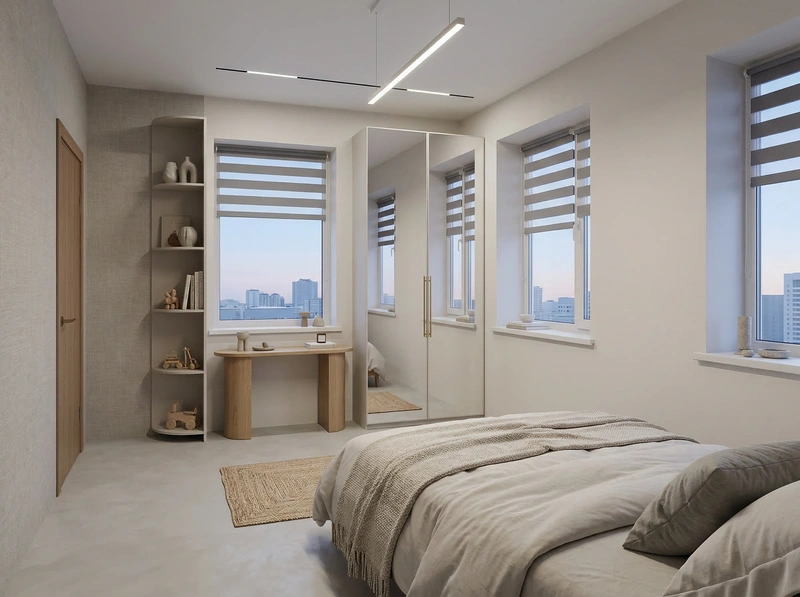 Дизайн детской в стиле Минимализм — фото интерьера от нейросети RoomGPT