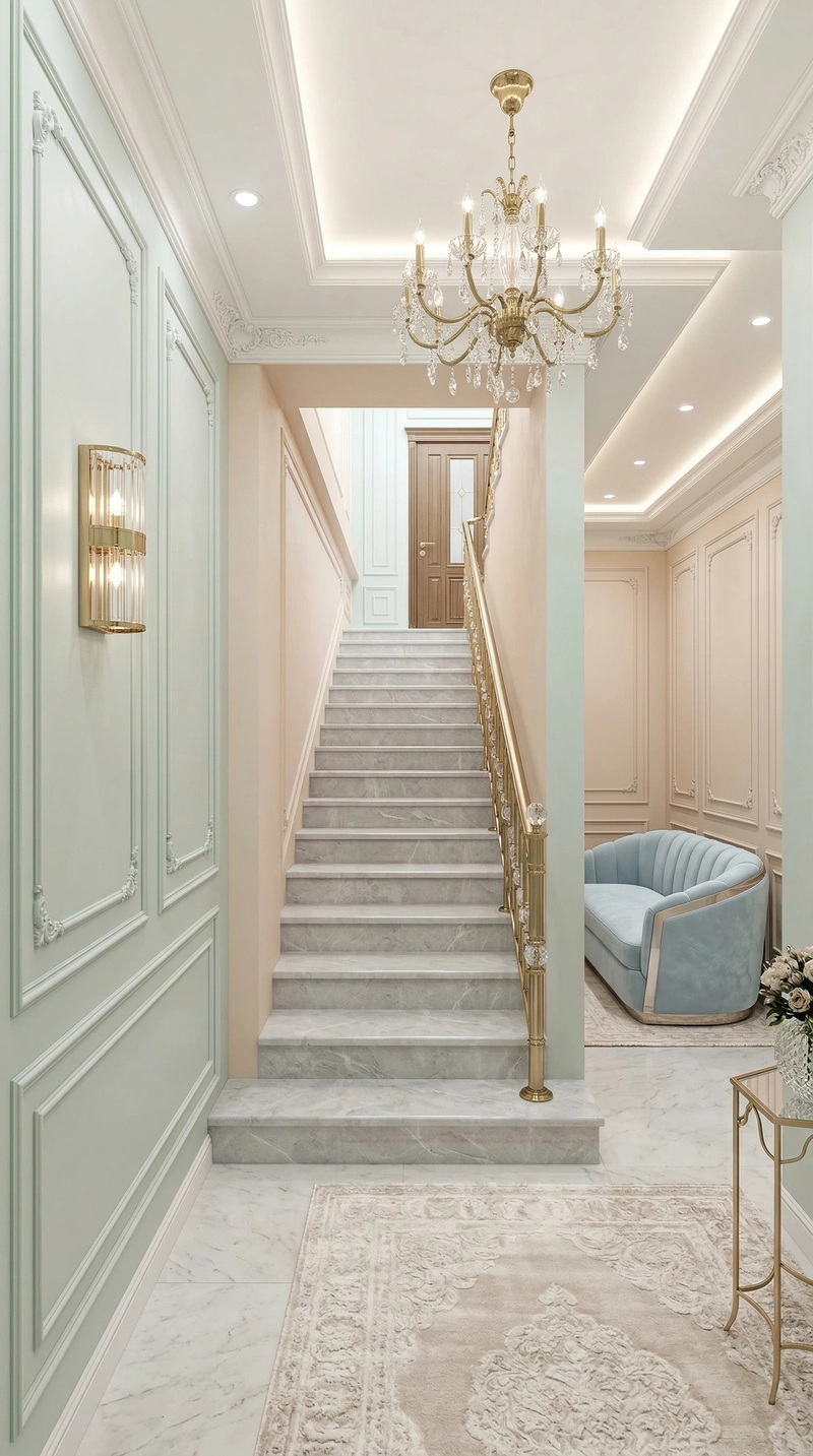 Дизайн гостиной в стиле Неоклассика — фото интерьера от нейросети RoomGPT