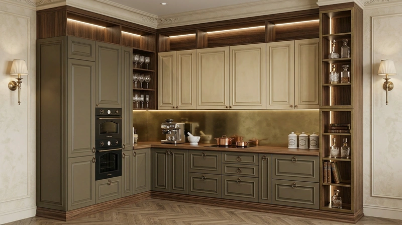 Дизайн интерьера в стиле Классика — Гостиная от нейросети RoomGPT