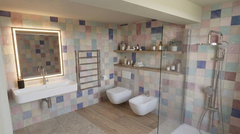 Дизайн ванной в стиле Без стиля — фото интерьера от нейросети RoomGPT