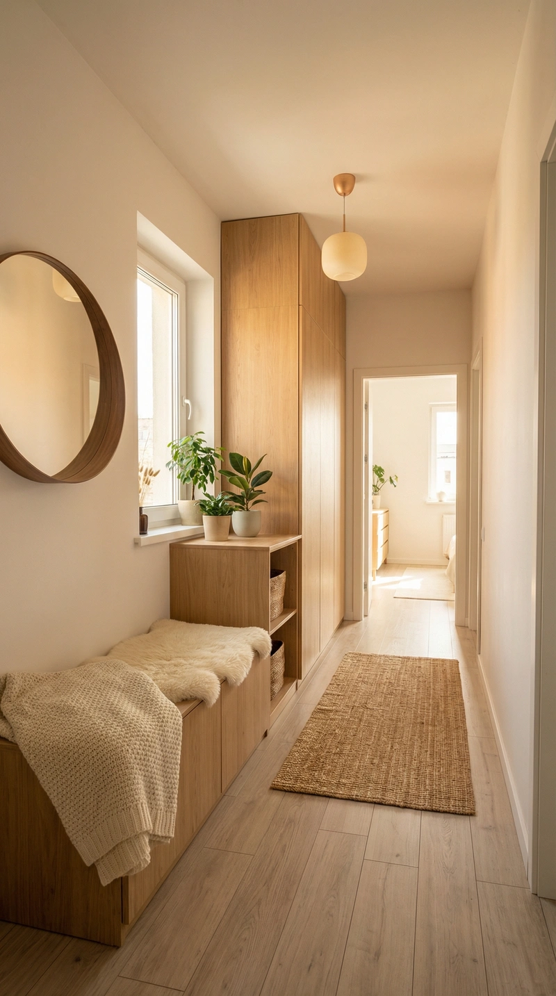 Дизайн интерьера в стиле Хюгге — Прихожая от нейросети RoomGPT