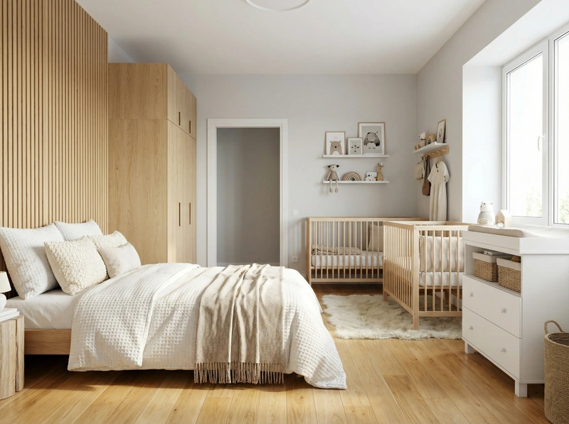 Дизайн интерьера в стиле Сканди — Детская от нейросети RoomGPT