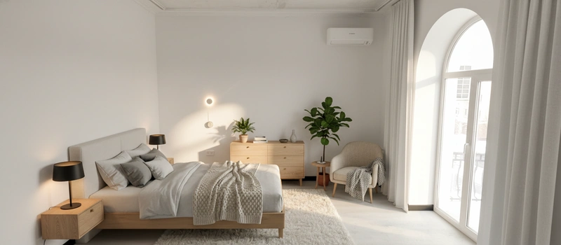 Дизайн интерьера в стиле Хюгге — Спальня от нейросети RoomGPT