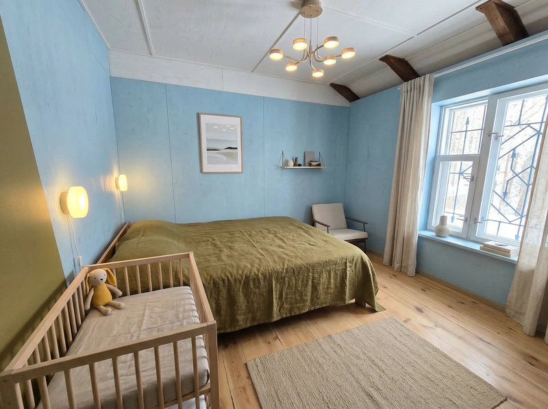 Дизайн интерьера в стиле Сканди — Спальня от нейросети RoomGPT