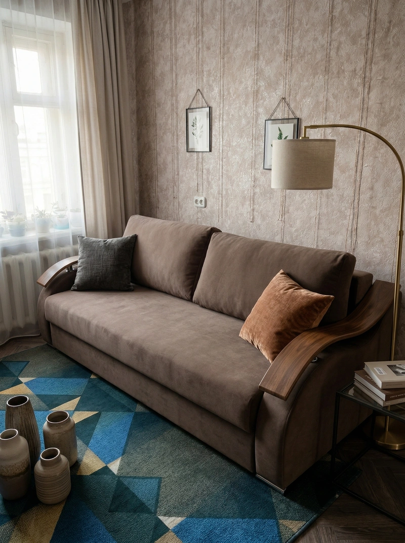 Дизайн гостиной в стиле Без стиля — фото интерьера от нейросети RoomGPT