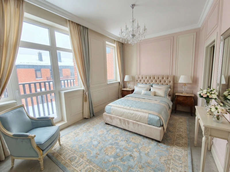 Дизайн интерьера в стиле Классика — Спальня от нейросети RoomGPT