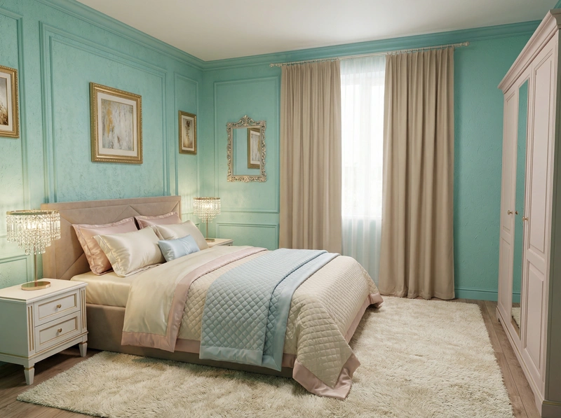 Дизайн интерьера в стиле Классика — Спальня от нейросети RoomGPT