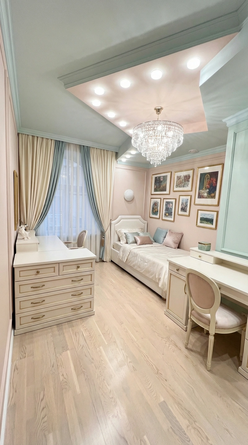 Дизайн интерьера в стиле Классика — Спальня от нейросети RoomGPT