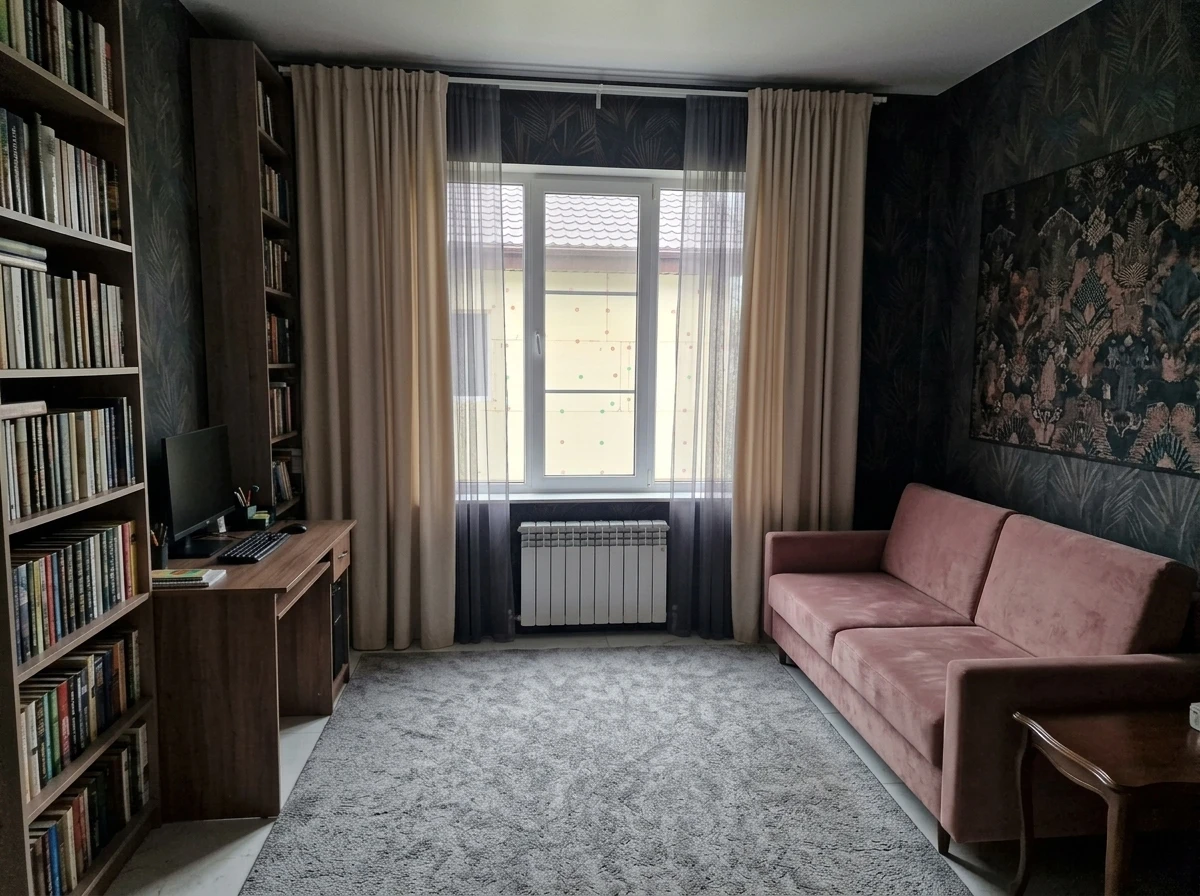 Дизайн кабинета в стиле Без стиля — фото интерьера от нейросети RoomGPT