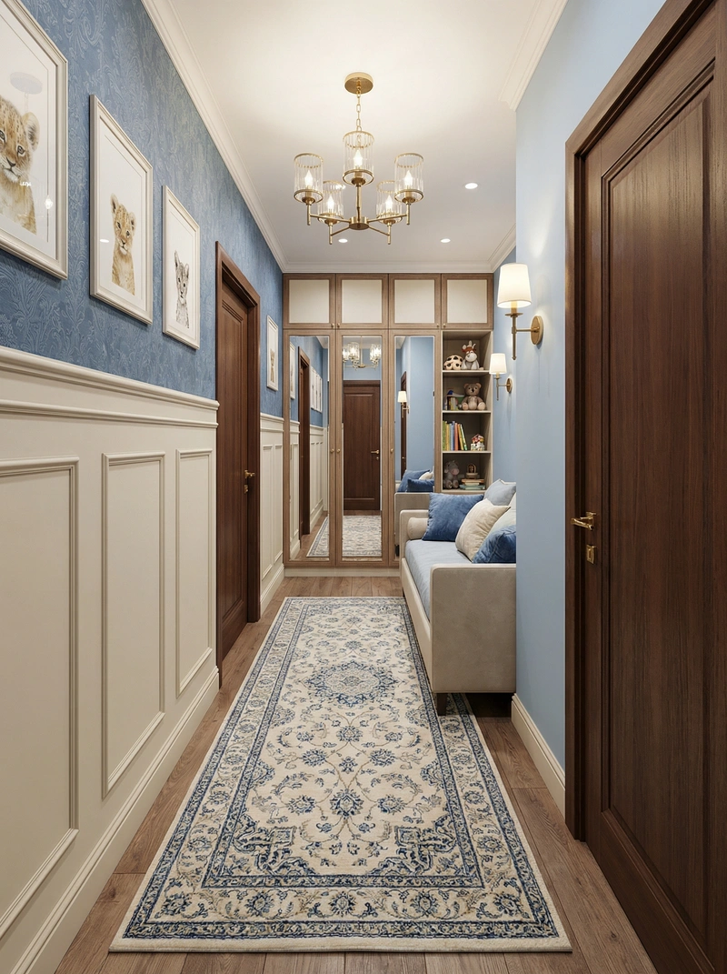 Дизайн интерьера в стиле Классика — Детская от нейросети RoomGPT