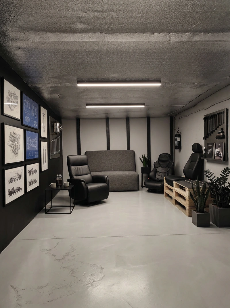 Дизайн интерьера в стиле Минимализм — Гостиная от нейросети RoomGPT