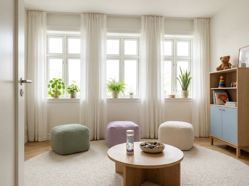 Дизайн интерьера в стиле Сканди — Детская от нейросети RoomGPT