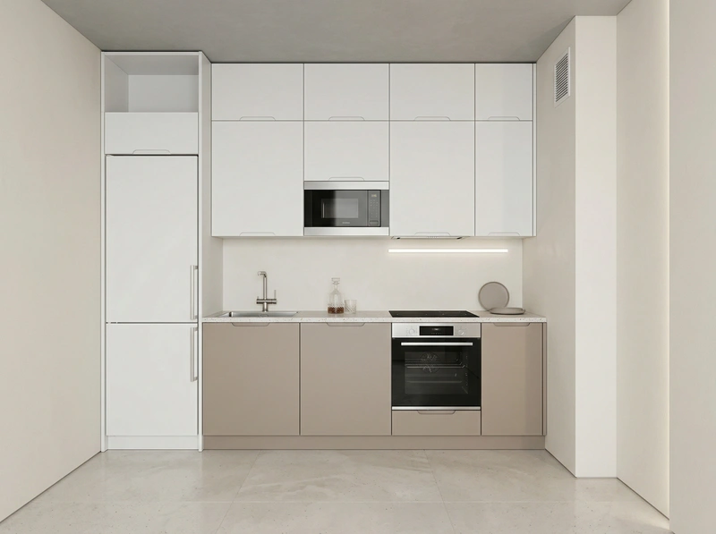Дизайн кухни в стиле Минимализм — фото интерьера от нейросети RoomGPT