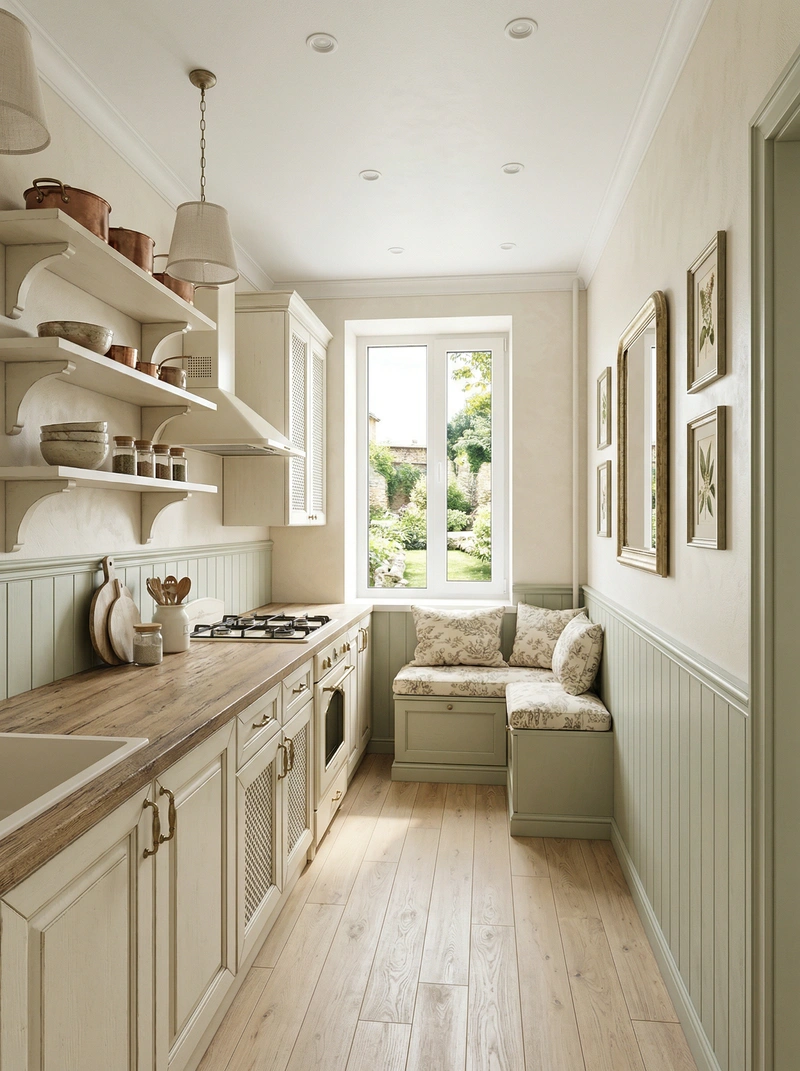 Дизайн интерьера в стиле Классика — Кухня от нейросети RoomGPT