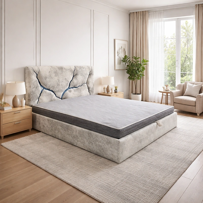 Дизайн интерьера в стиле Сканди — Спальня от нейросети RoomGPT