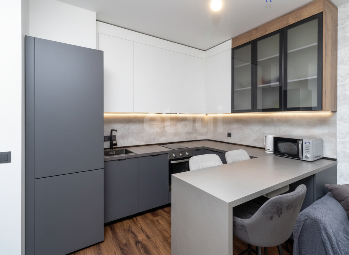 Дизайн кухни в стиле Минимализм — фото интерьера от нейросети RoomGPT