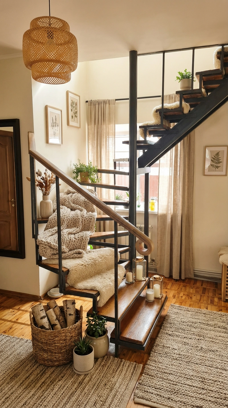 Дизайн интерьера в стиле Хюгге — Прихожая от нейросети RoomGPT