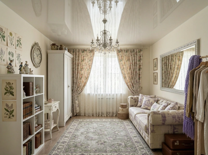 Дизайн спальни в стиле Классика — фото интерьера от нейросети RoomGPT