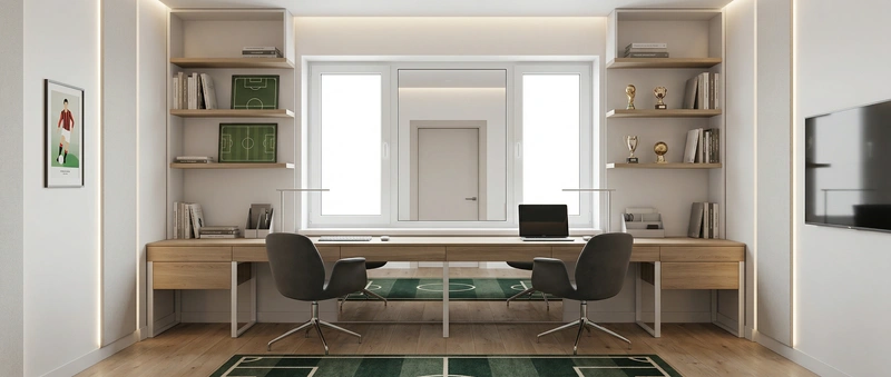 Дизайн детской в стиле Минимализм — фото интерьера от нейросети RoomGPT