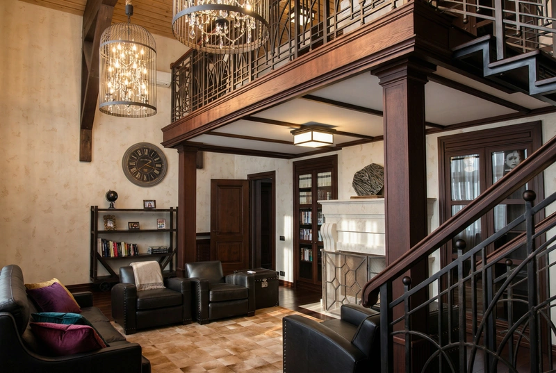 Дизайн гостиной в стиле Классика — фото интерьера от нейросети RoomGPT