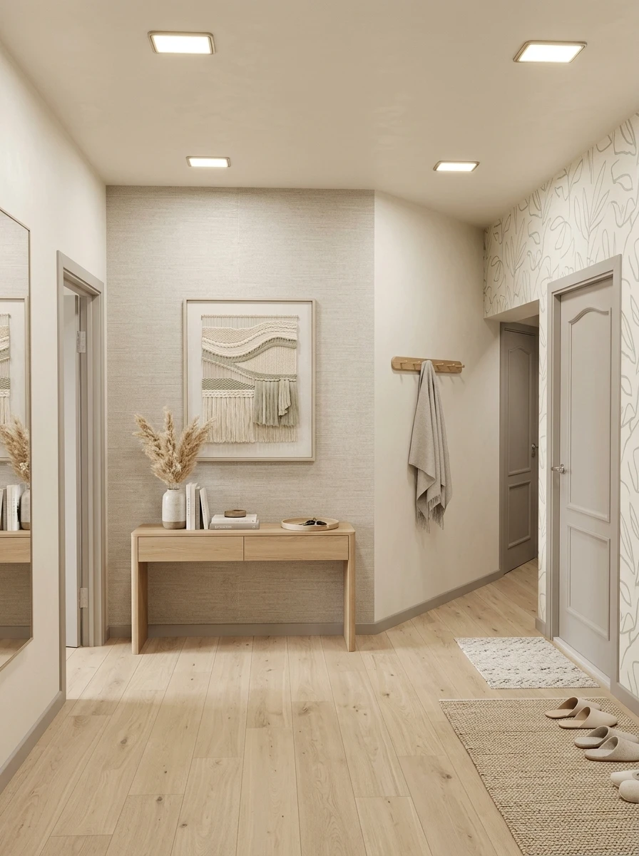 Дизайн прихожей в стиле Хюгге — фото интерьера от нейросети RoomGPT