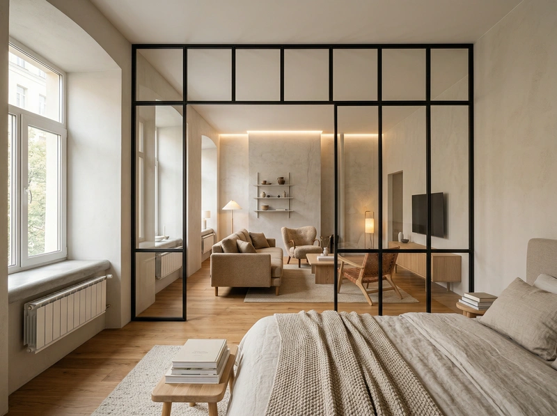 Дизайн интерьера в стиле Хюгге — Гостиная от нейросети RoomGPT