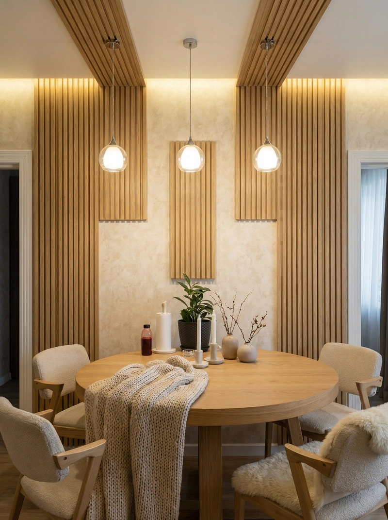 Дизайн интерьера в стиле Хюгге — Кухня от нейросети RoomGPT