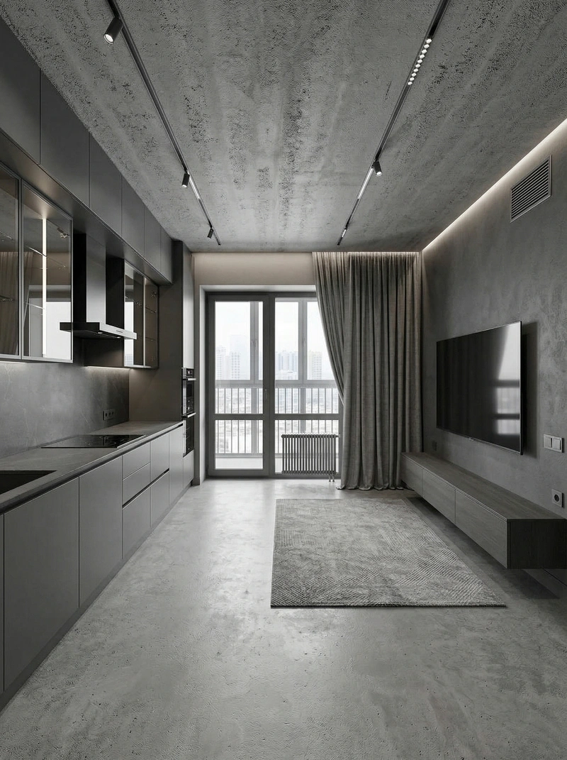 Дизайн кухни в стиле Минимализм — фото интерьера от нейросети RoomGPT