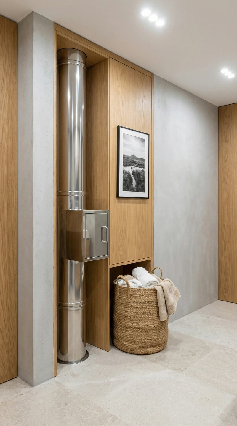 Дизайн интерьера в стиле Сканди — Ванная от нейросети RoomGPT