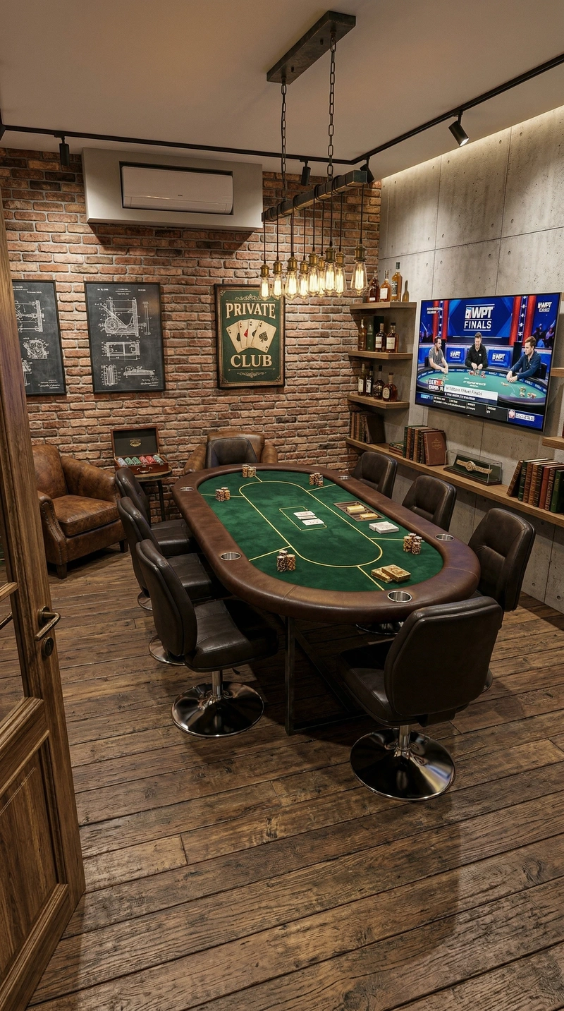 Дизайн гостиной в стиле Лофт — фото интерьера от нейросети RoomGPT