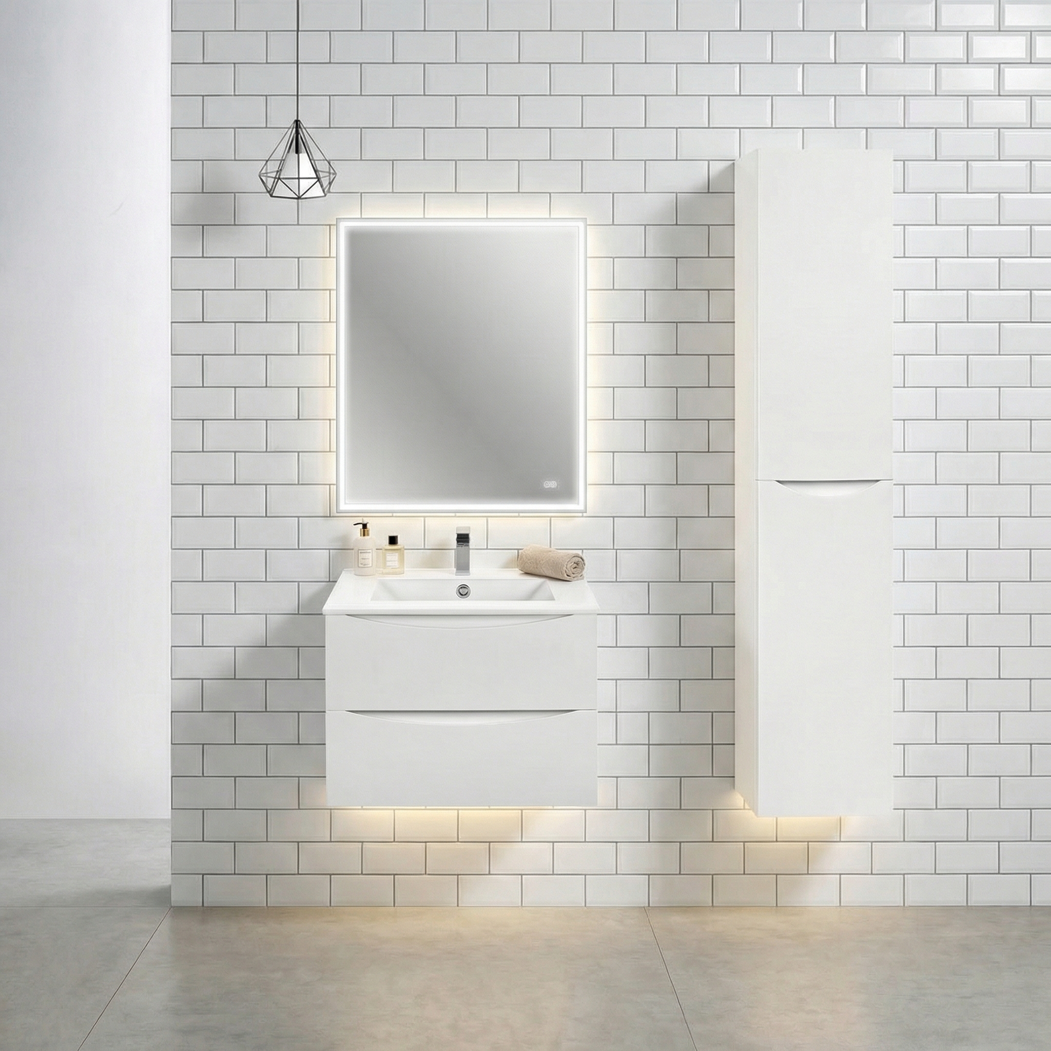 Дизайн ванной в стиле Минимализм — фото интерьера от нейросети RoomGPT