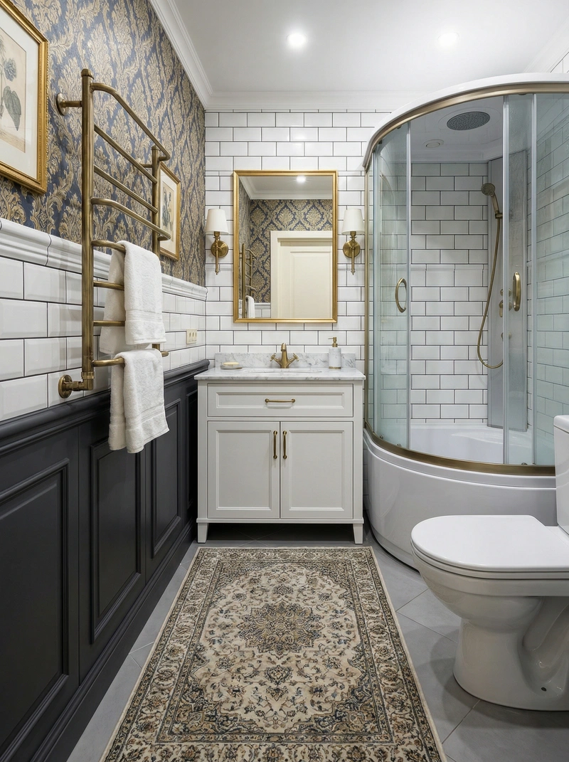 Дизайн интерьера в стиле Классика — Гостиная от нейросети RoomGPT