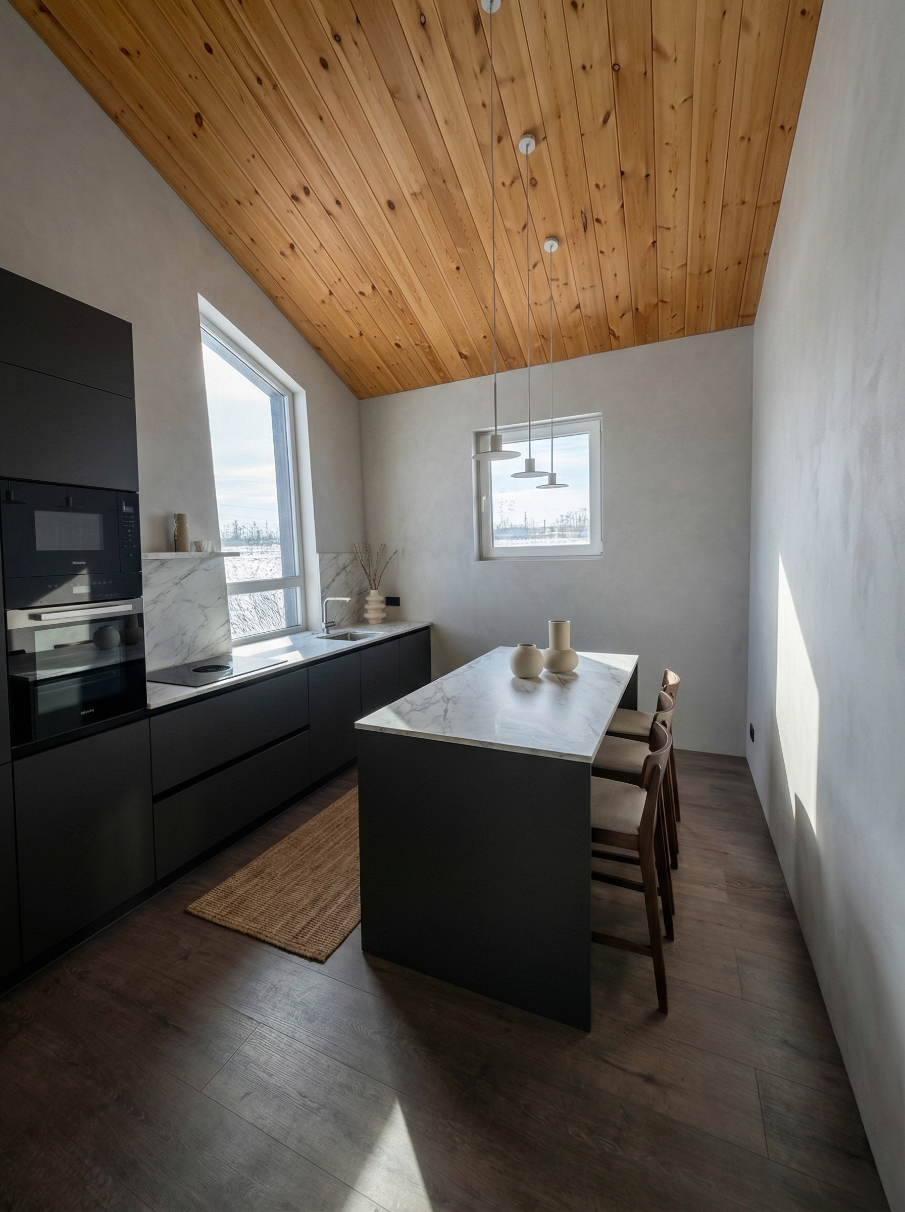 Дизайн кухни в стиле Минимализм — фото интерьера от нейросети RoomGPT