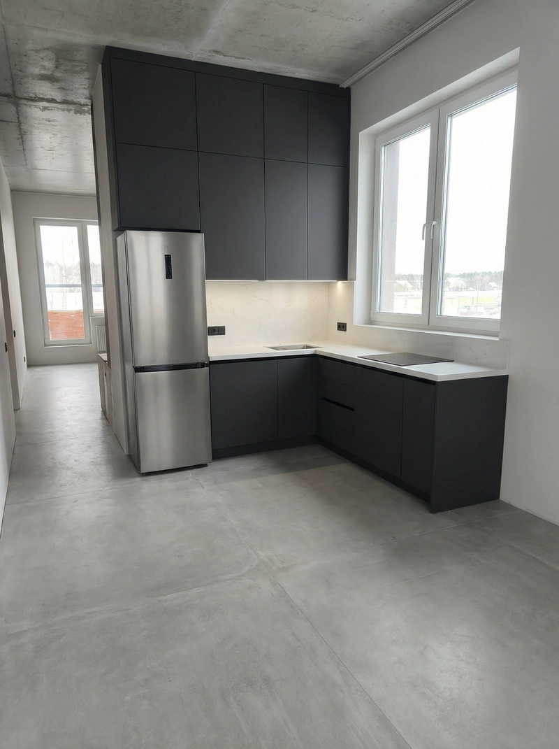 Дизайн кухни в стиле Минимализм — фото интерьера от нейросети RoomGPT