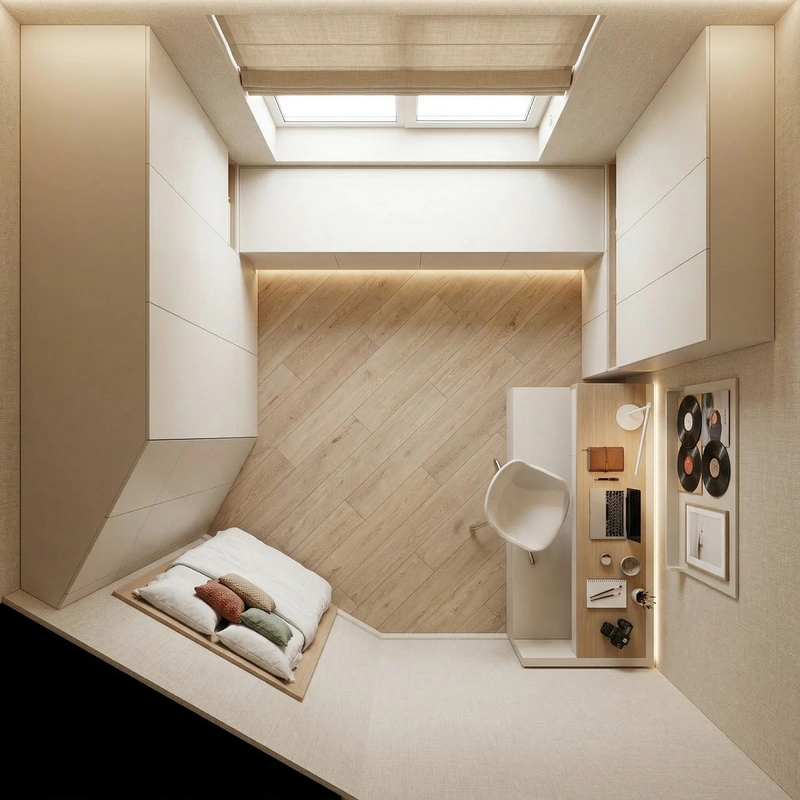 Дизайн детской в стиле Минимализм — фото интерьера от нейросети RoomGPT