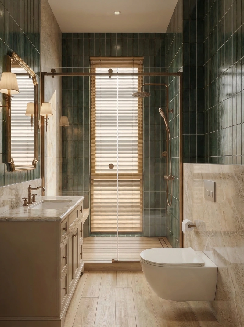 Дизайн ванной в стиле Без стиля — фото интерьера от нейросети RoomGPT