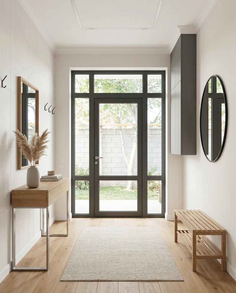 Дизайн интерьера в стиле Сканди — Прихожая от нейросети RoomGPT