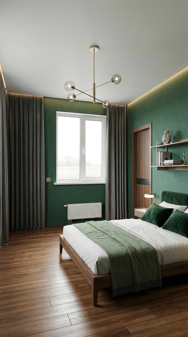 Дизайн интерьера в стиле Минимализм — Спальня от нейросети RoomGPT