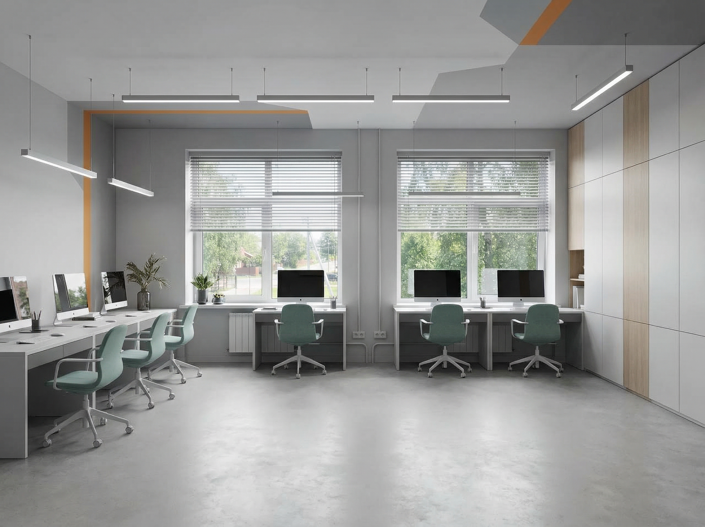 Дизайн Кабинет в стиле Минимализм от нейросети RoomGPT