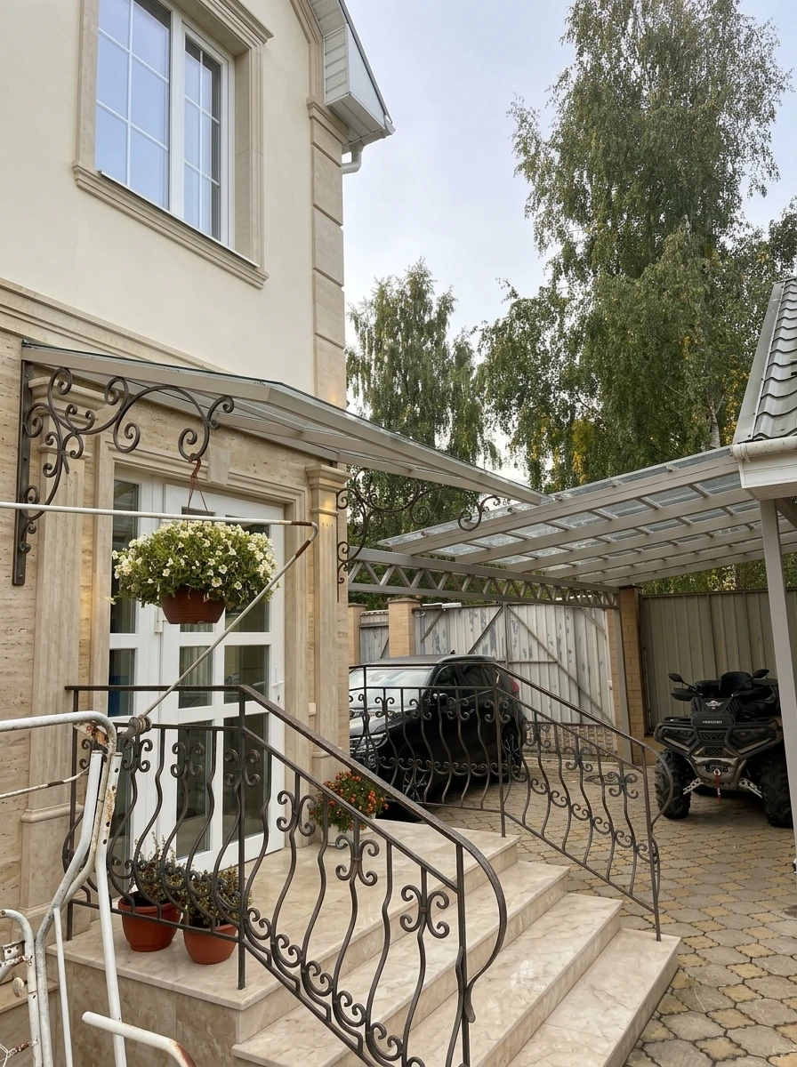 Дизайн фасада в стиле Неоклассика — Фасад от нейросети RoomGPT