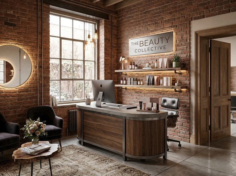 Дизайн интерьера в стиле Лофт — Кабинет от нейросети RoomGPT