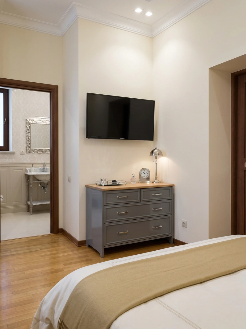 Дизайн интерьера в стиле Классика — Спальня от нейросети RoomGPT