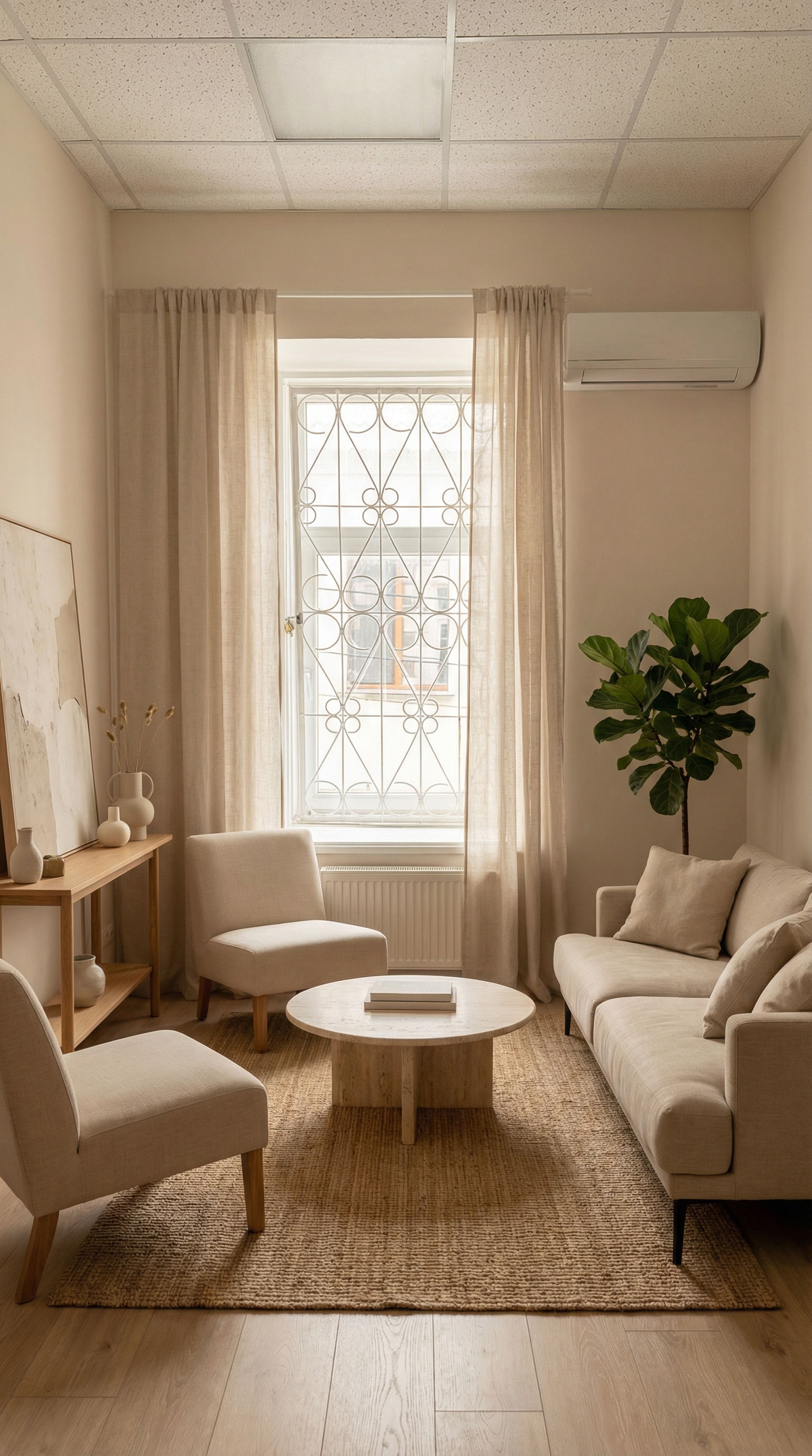 Дизайн гостиной в стиле Минимализм — фото интерьера от нейросети RoomGPT