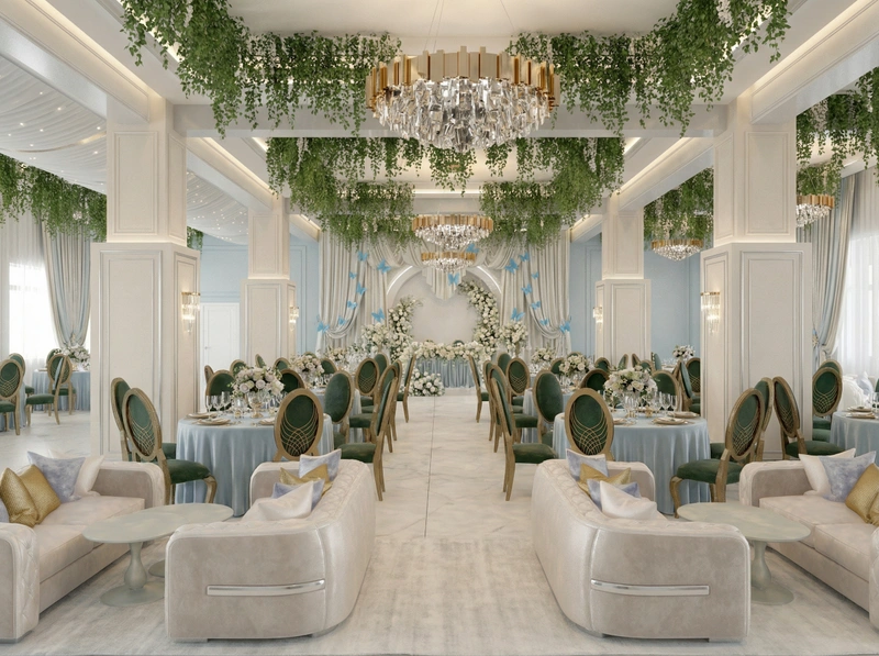 Дизайн интерьера в стиле Неоклассика — Гостиная от нейросети RoomGPT