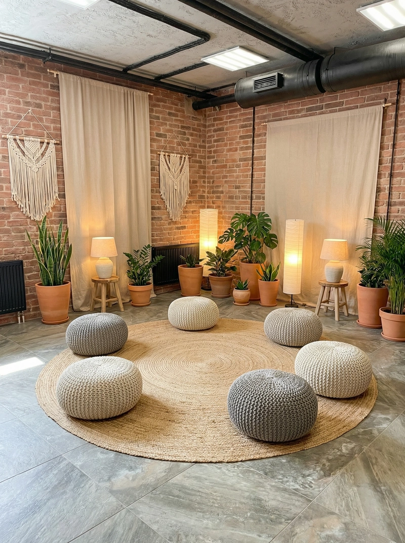 Дизайн интерьера в стиле Хюгге — Гостиная от нейросети RoomGPT