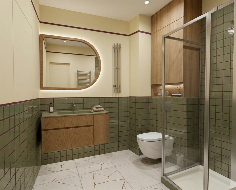 Дизайн ванной в стиле Минимализм — фото интерьера от нейросети RoomGPT