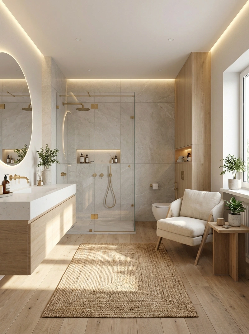 Дизайн гостиной в стиле Сканди — фото интерьера от нейросети RoomGPT