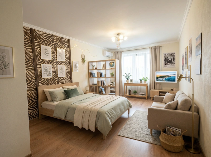 Дизайн детской в стиле Без стиля — фото интерьера от нейросети RoomGPT