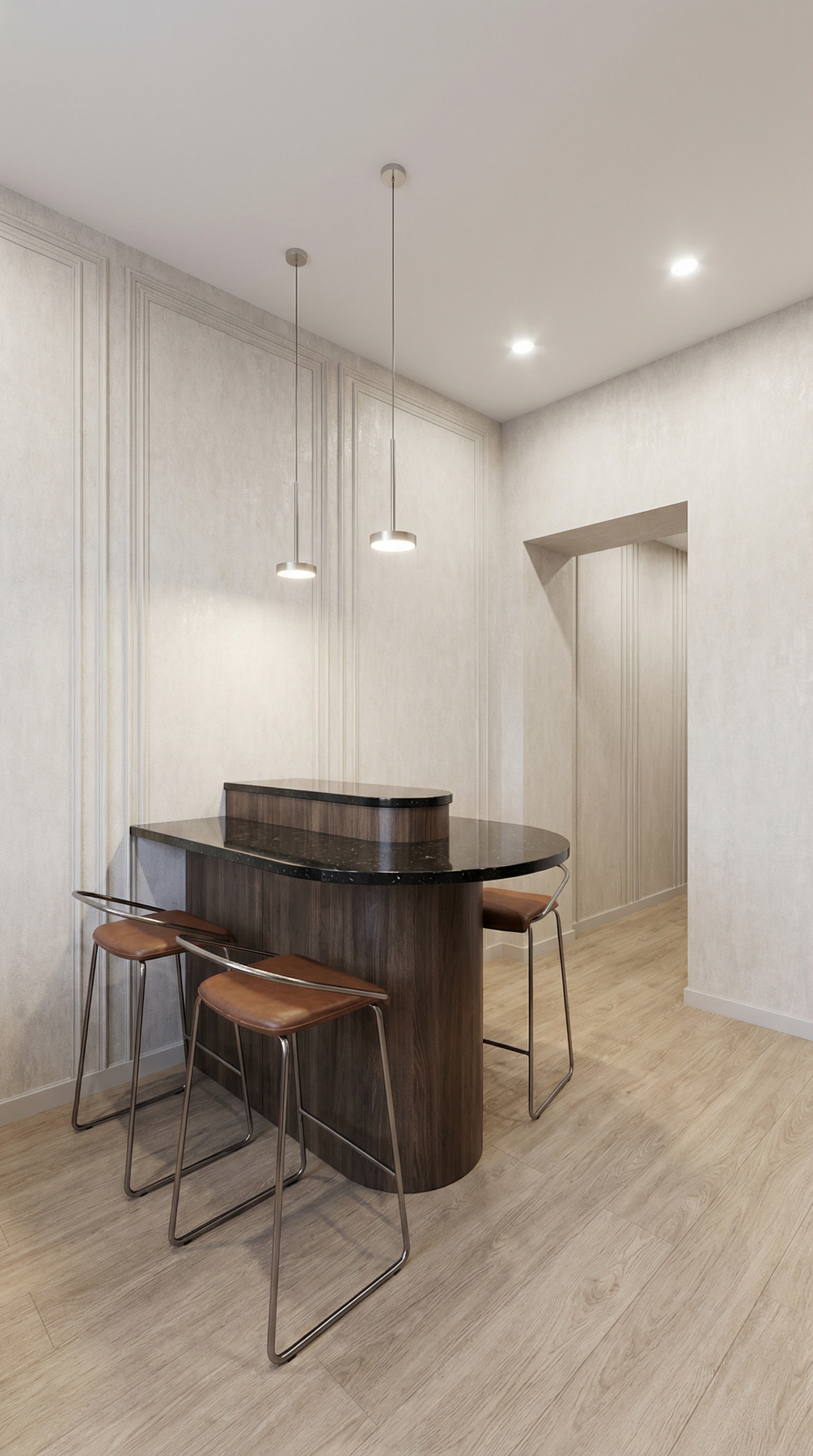 Дизайн кухни в стиле Минимализм — фото интерьера от нейросети RoomGPT